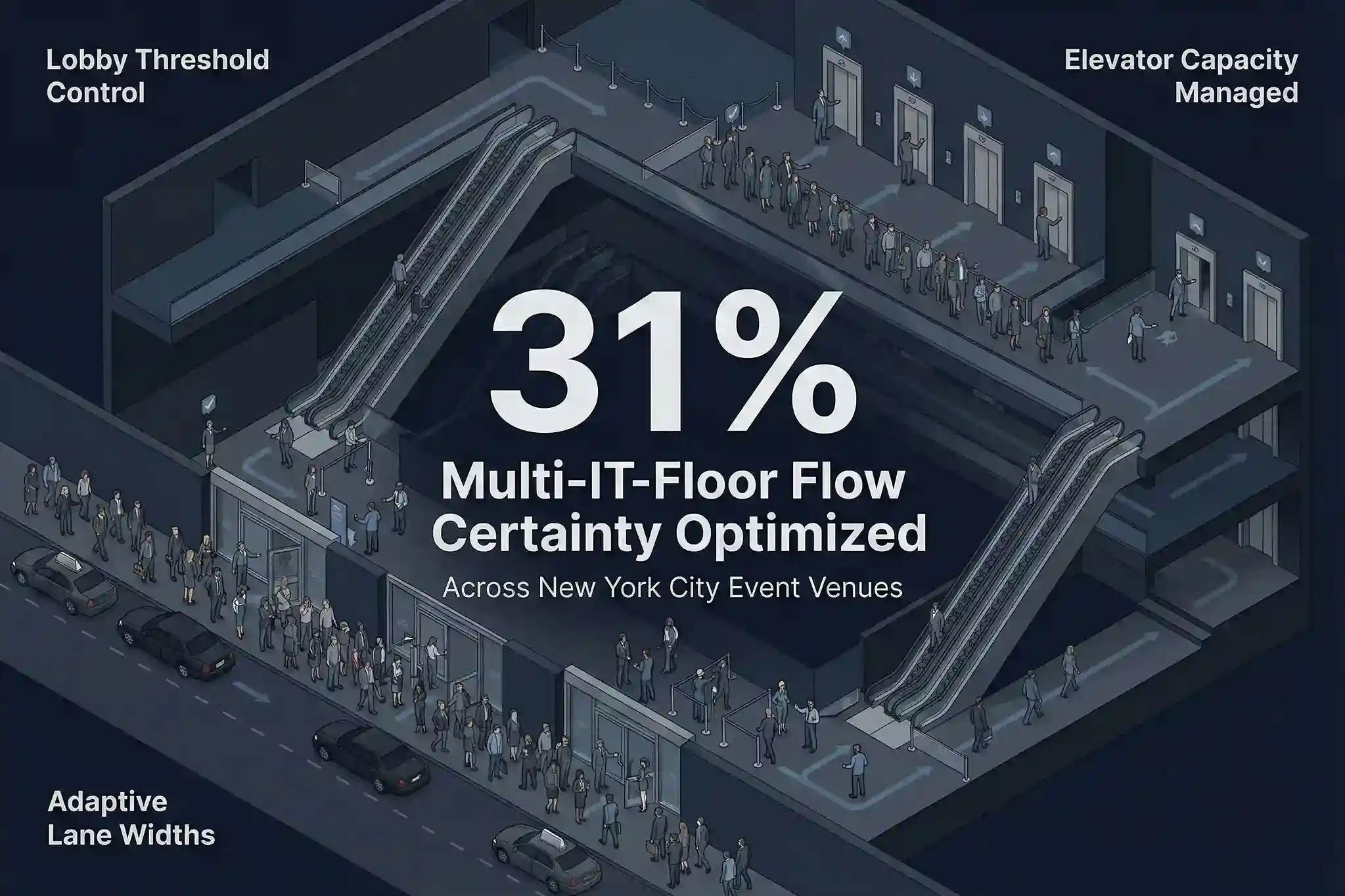 Infographic illustrating Denver event staffing attendance during weather-impacted event days.