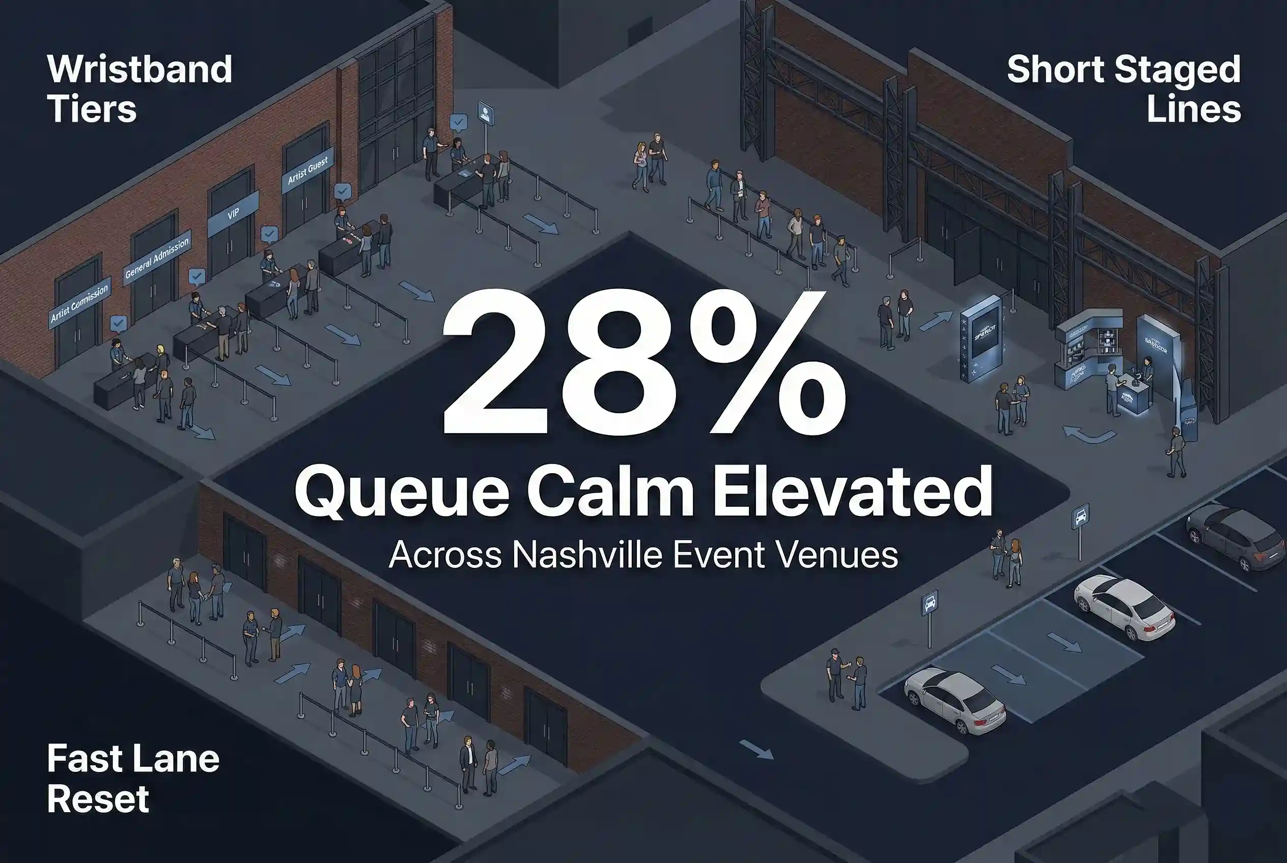 Infographic illustrating Denver event staffing attendance during weather-impacted event days.
