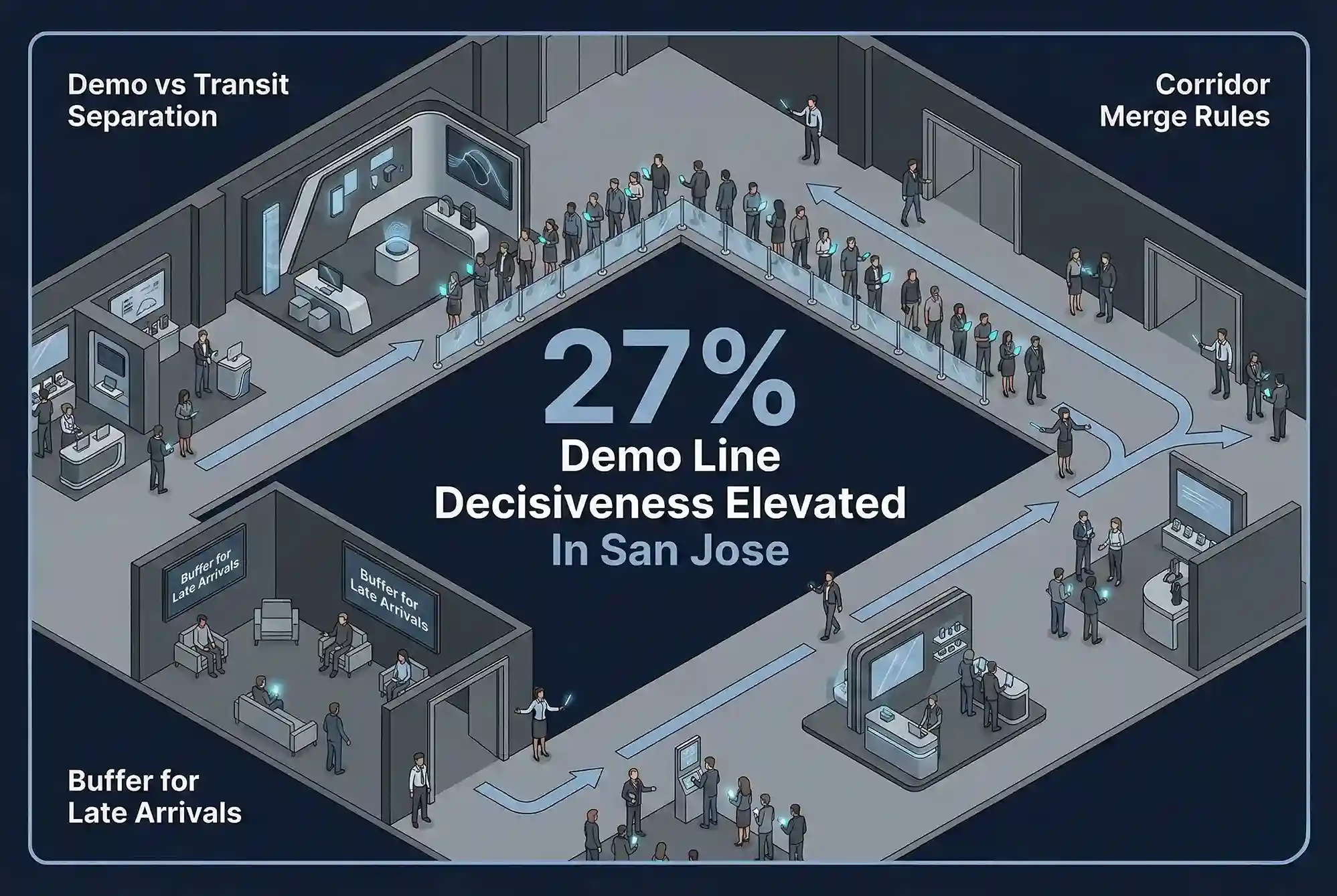 Infographic illustrating Denver event staffing attendance during weather-impacted event days.
