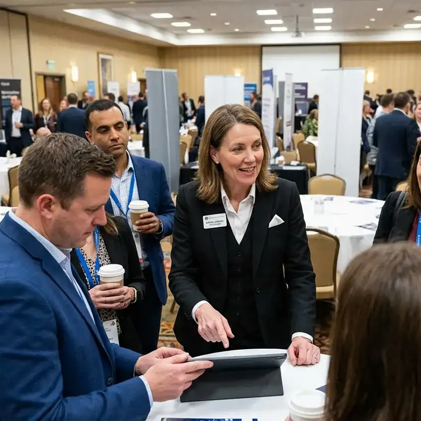 image of a music festival with vibrant colorful smoke