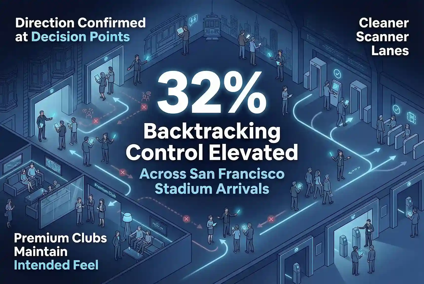 Infographic illustrating Denver event staffing attendance during weather-impacted event days.
