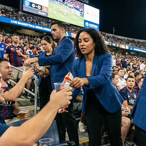 image of a music festival with vibrant colorful smoke