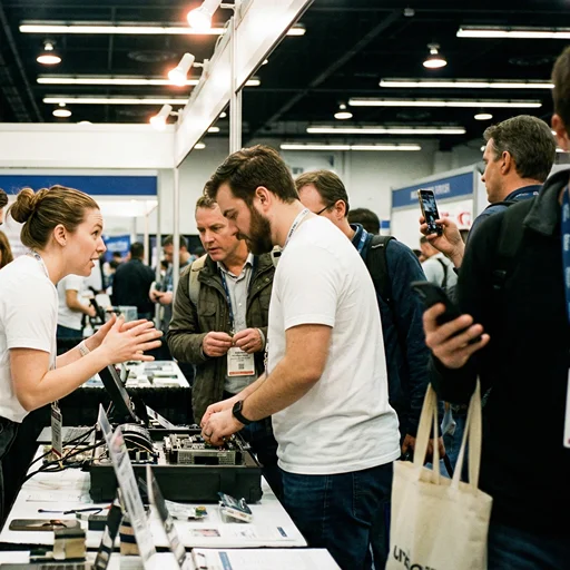 image of a music festival with vibrant colorful smoke