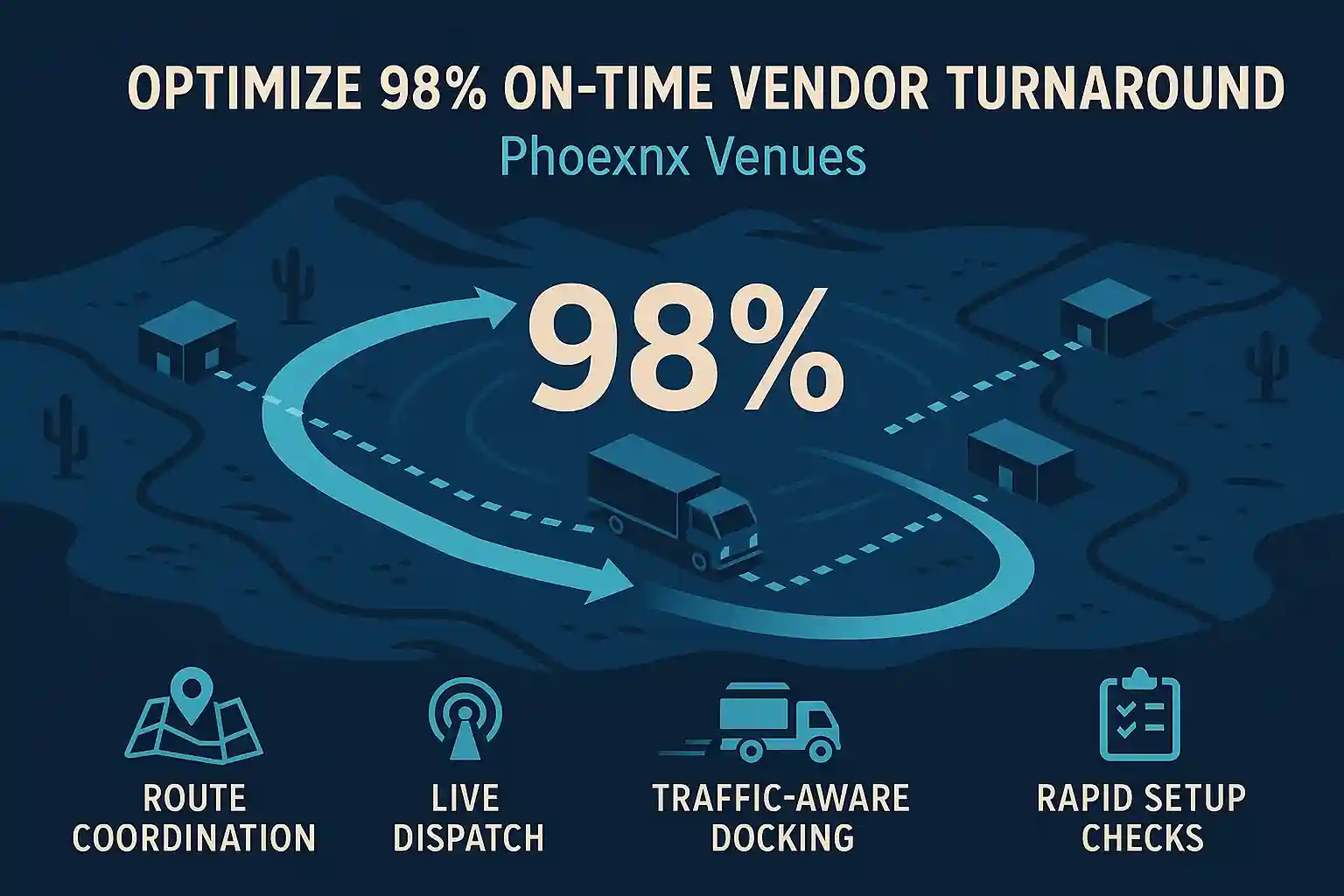 Infographic illustrating Denver event staffing attendance during weather-impacted event days.