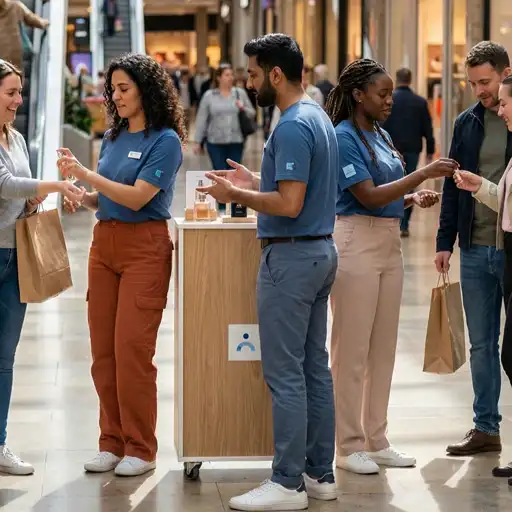 image of a music festival with vibrant colorful smoke