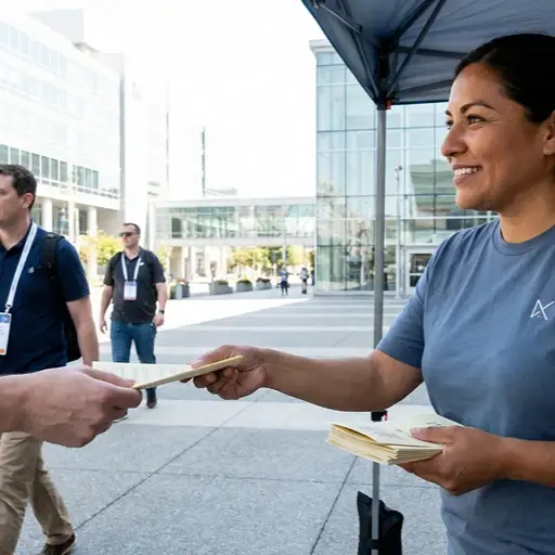 image of a music festival with vibrant colorful smoke