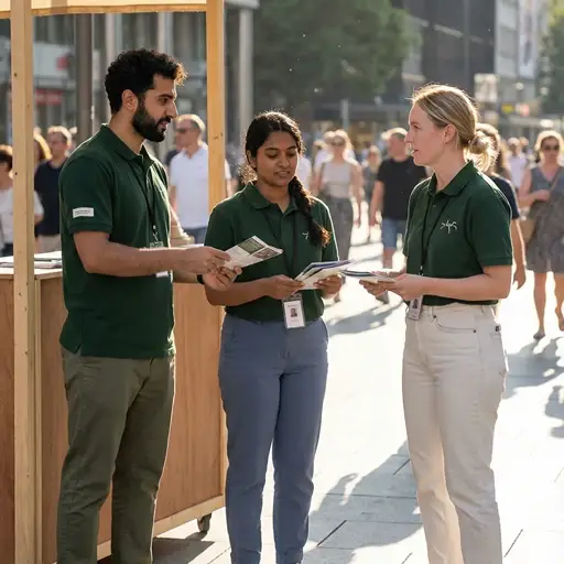 image of a music festival with vibrant colorful smoke