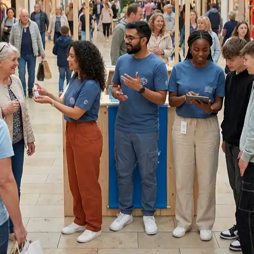 image of a music festival with vibrant colorful smoke