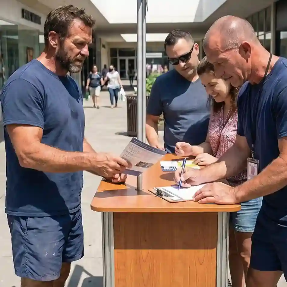 image of a music festival with vibrant colorful smoke