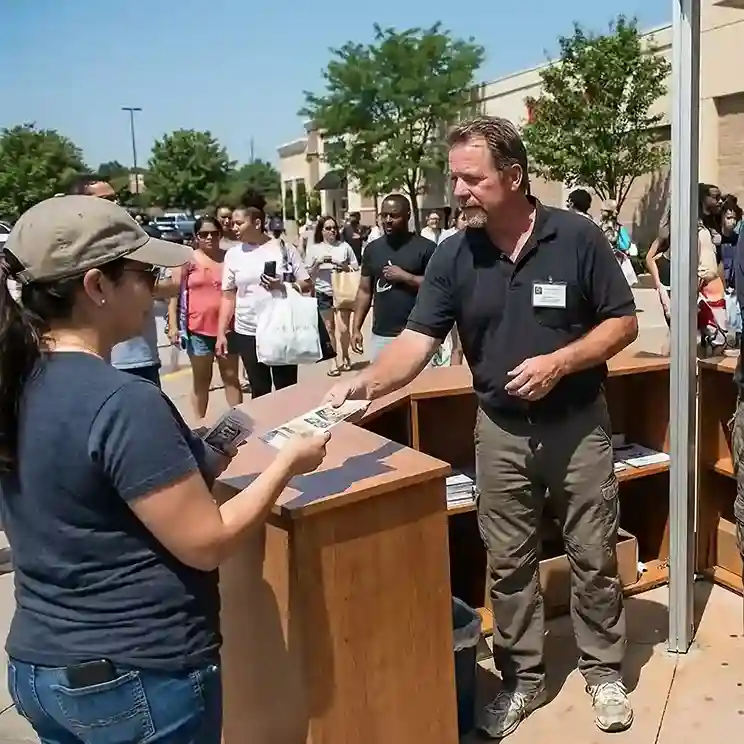 image of a music festival with vibrant colorful smoke