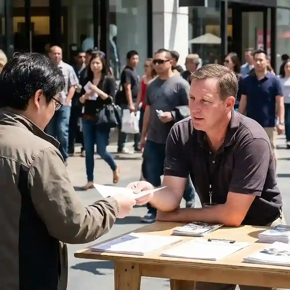image of a music festival with vibrant colorful smoke