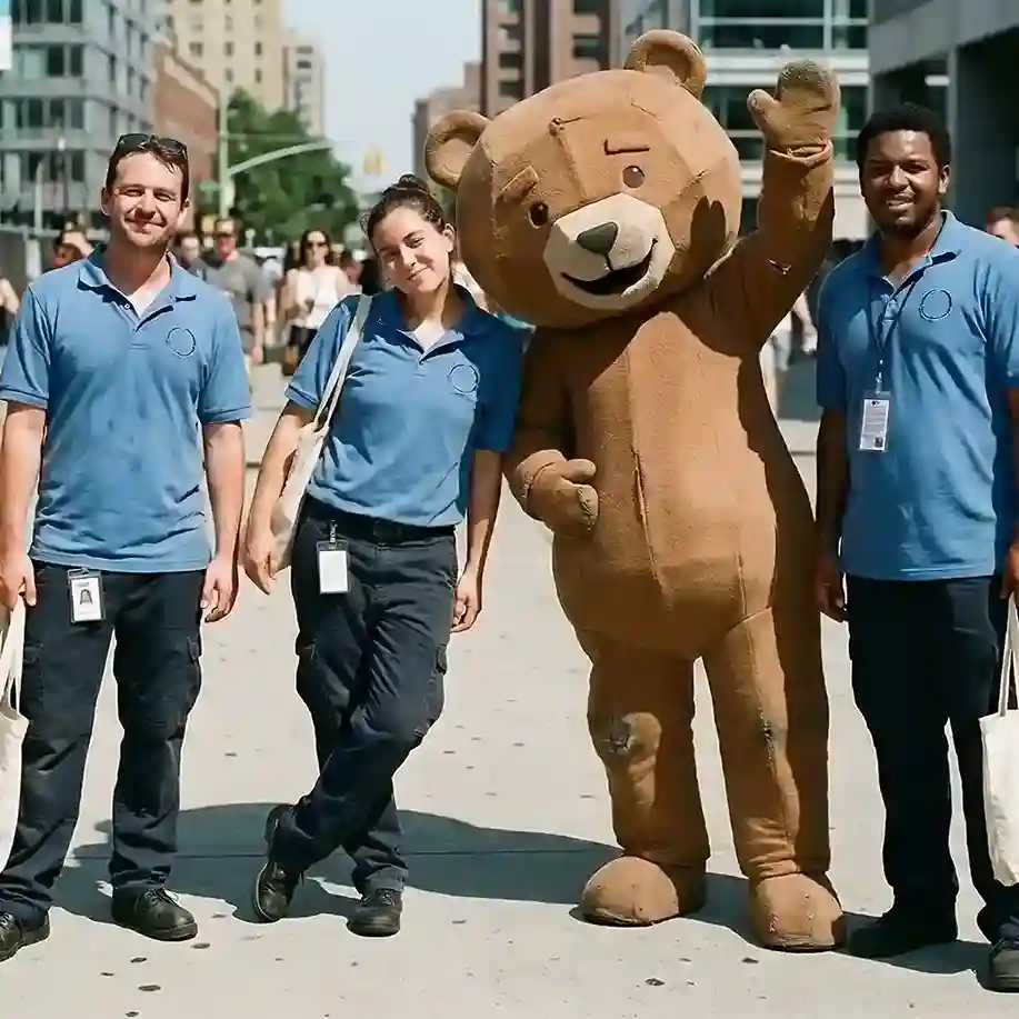 image of a music festival with vibrant colorful smoke