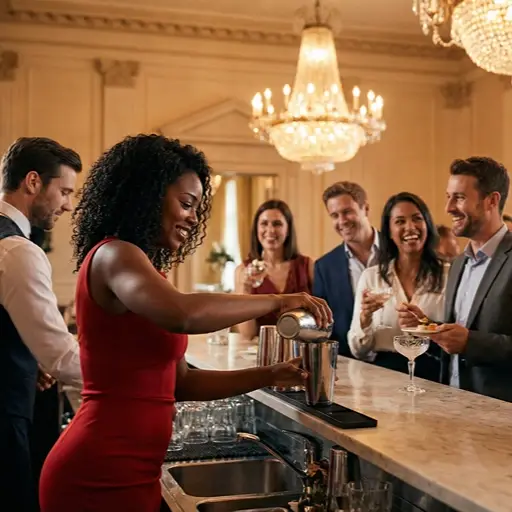 image of a music festival with vibrant colorful smoke
