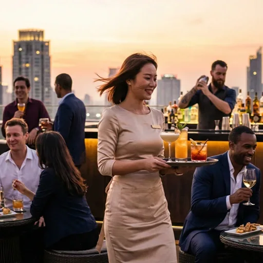 image of a music festival with vibrant colorful smoke