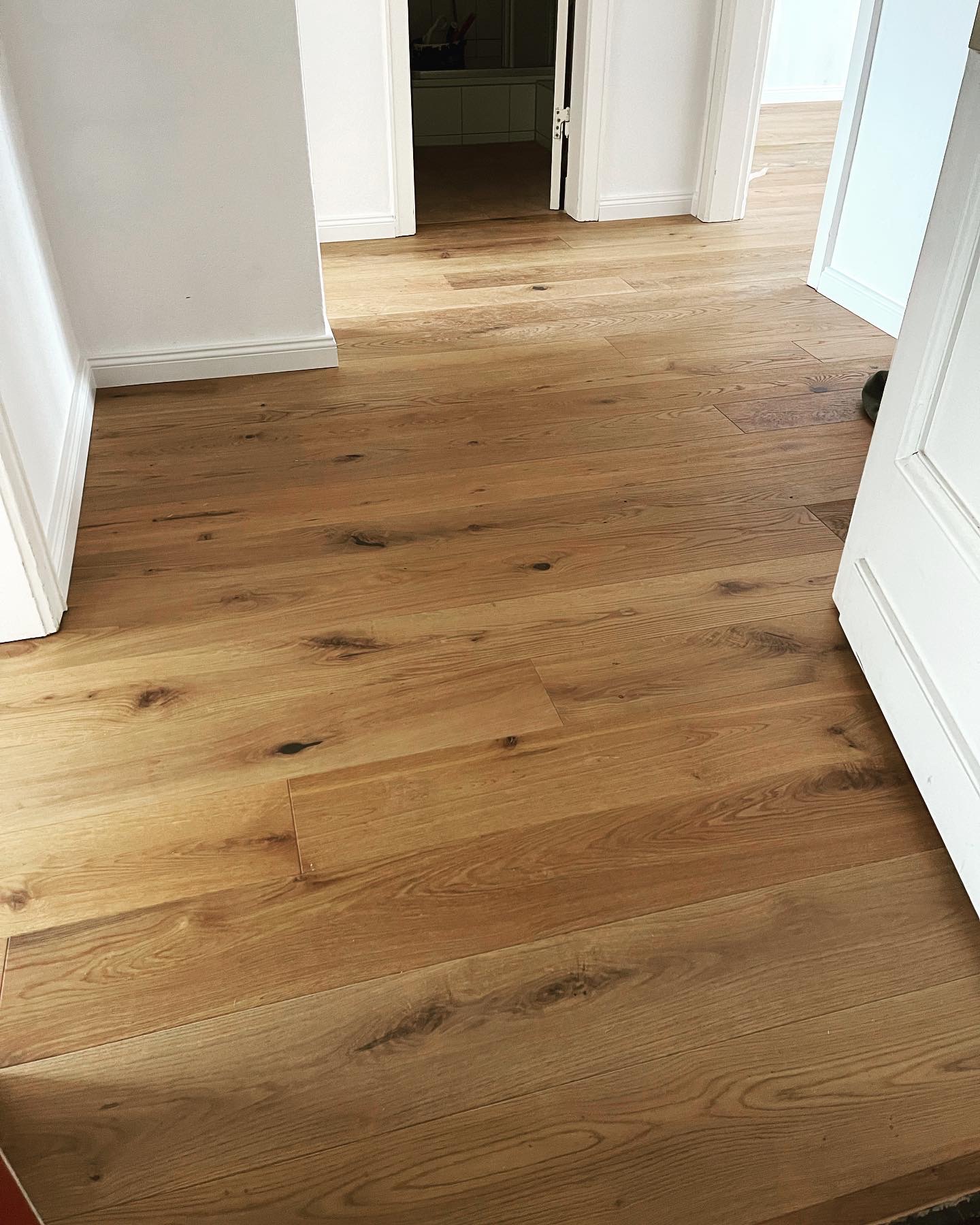 Neu verlegter Parkettboden Bodenleger Parkettleger Hamburg