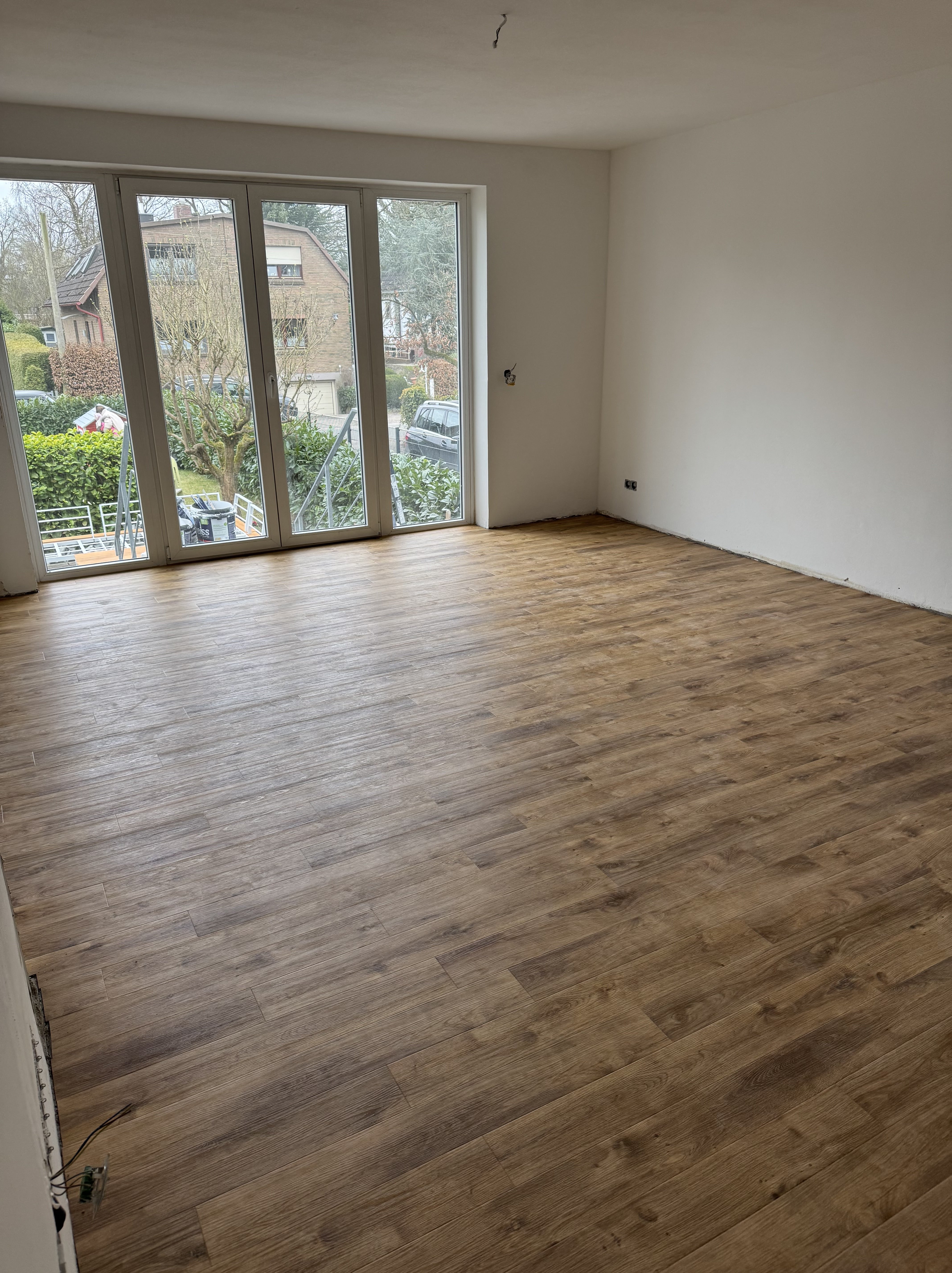 Neu verlegter Parkettboden Bodenschmiede Parkettleger Hamburg