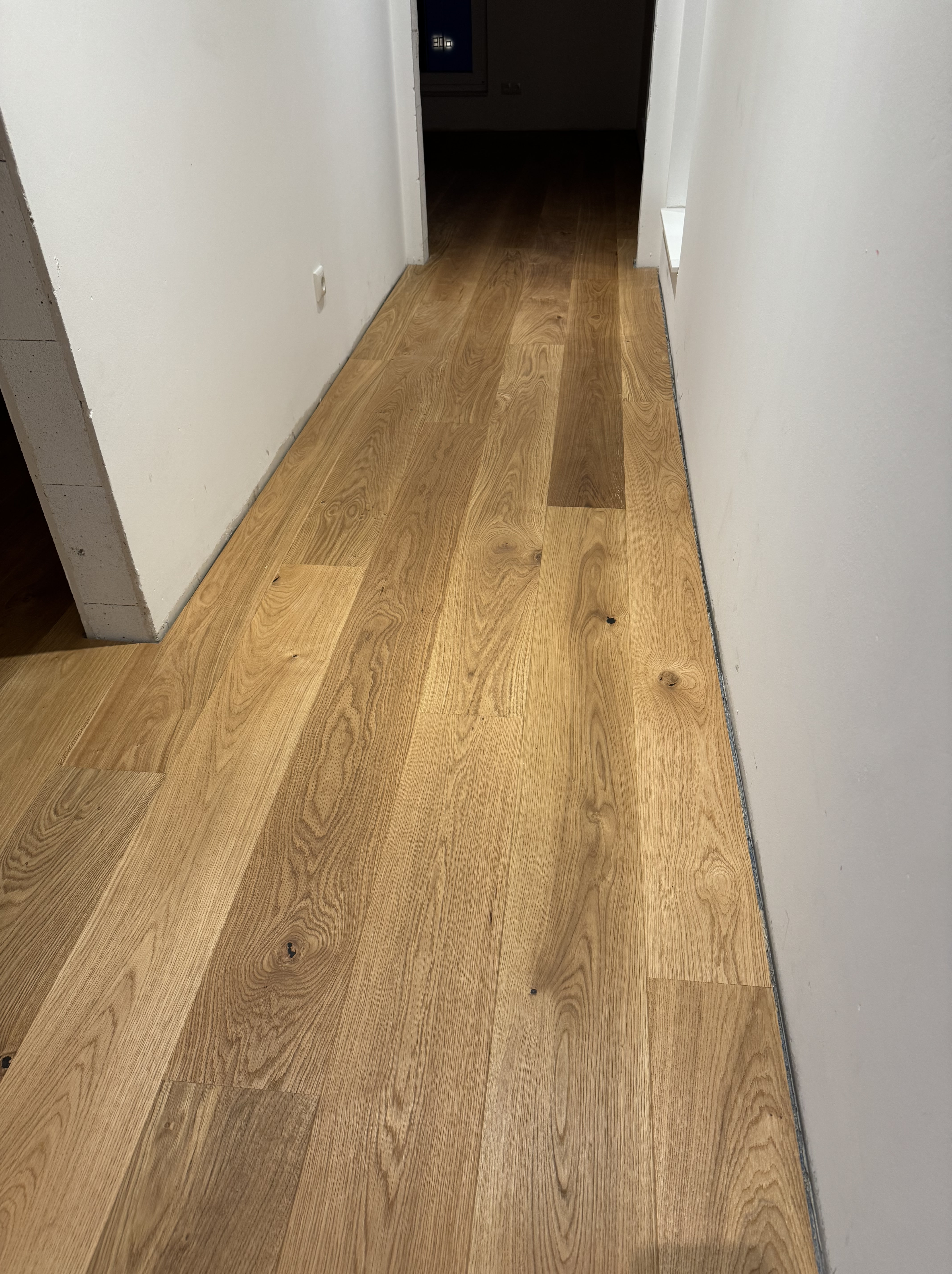 Neu verlegter Parkettboden Bodenleger Parkettleger Hamburg