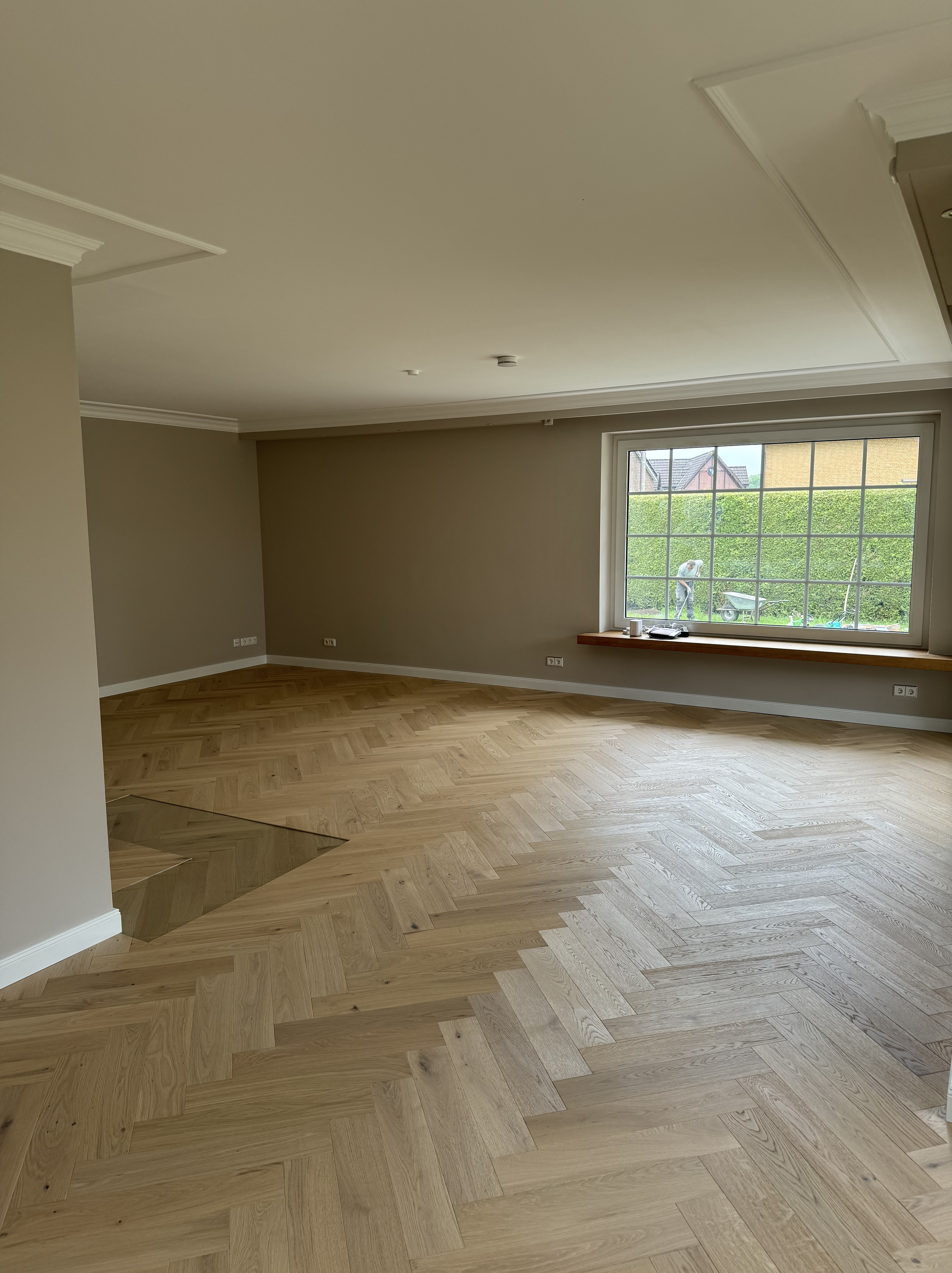 Neu verlegter Parkettboden Bodenleger Parkettleger Hamburg