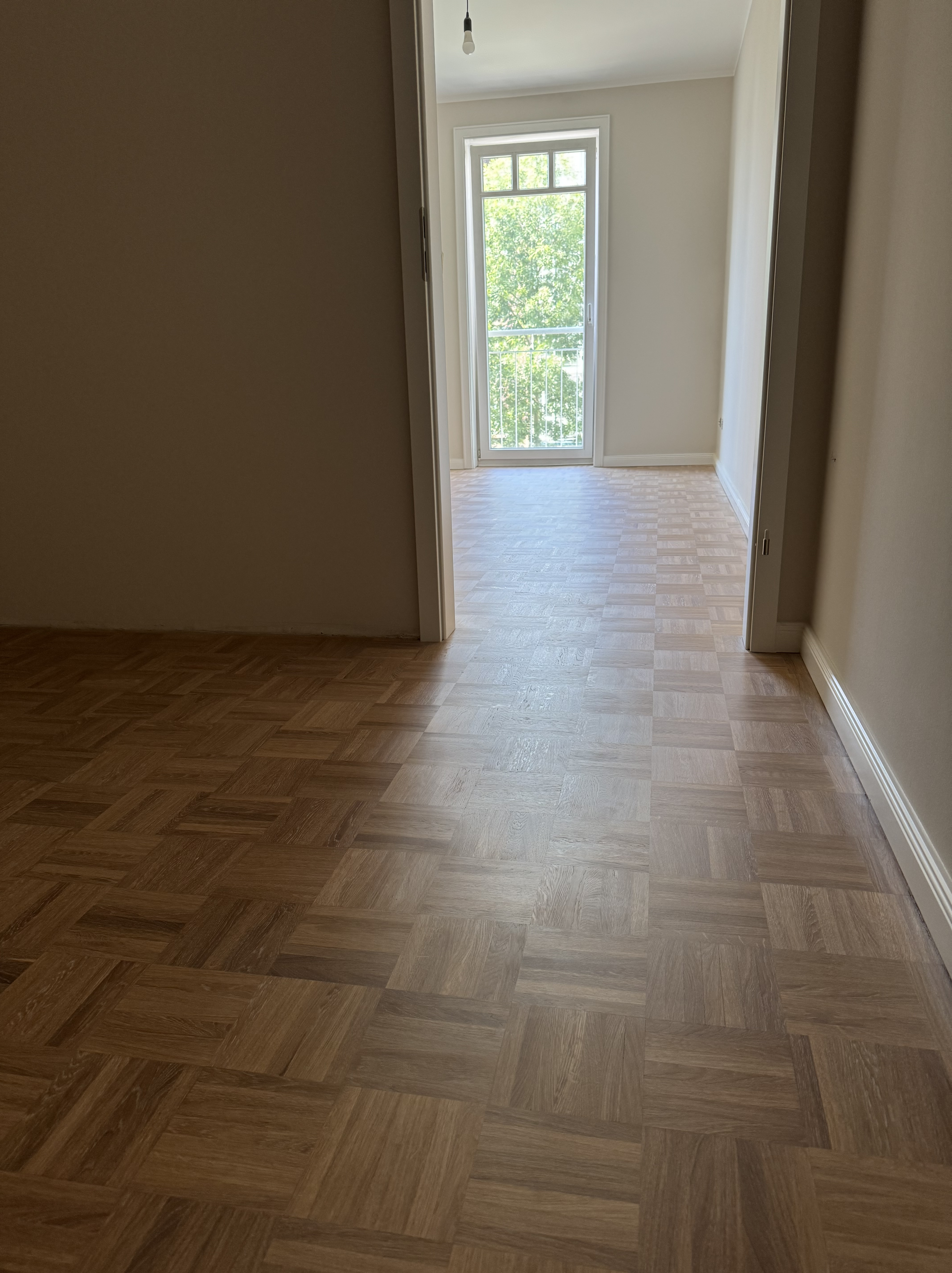Professionell verlegter Parkettboden Bodenleger Parkettleger Hamburg