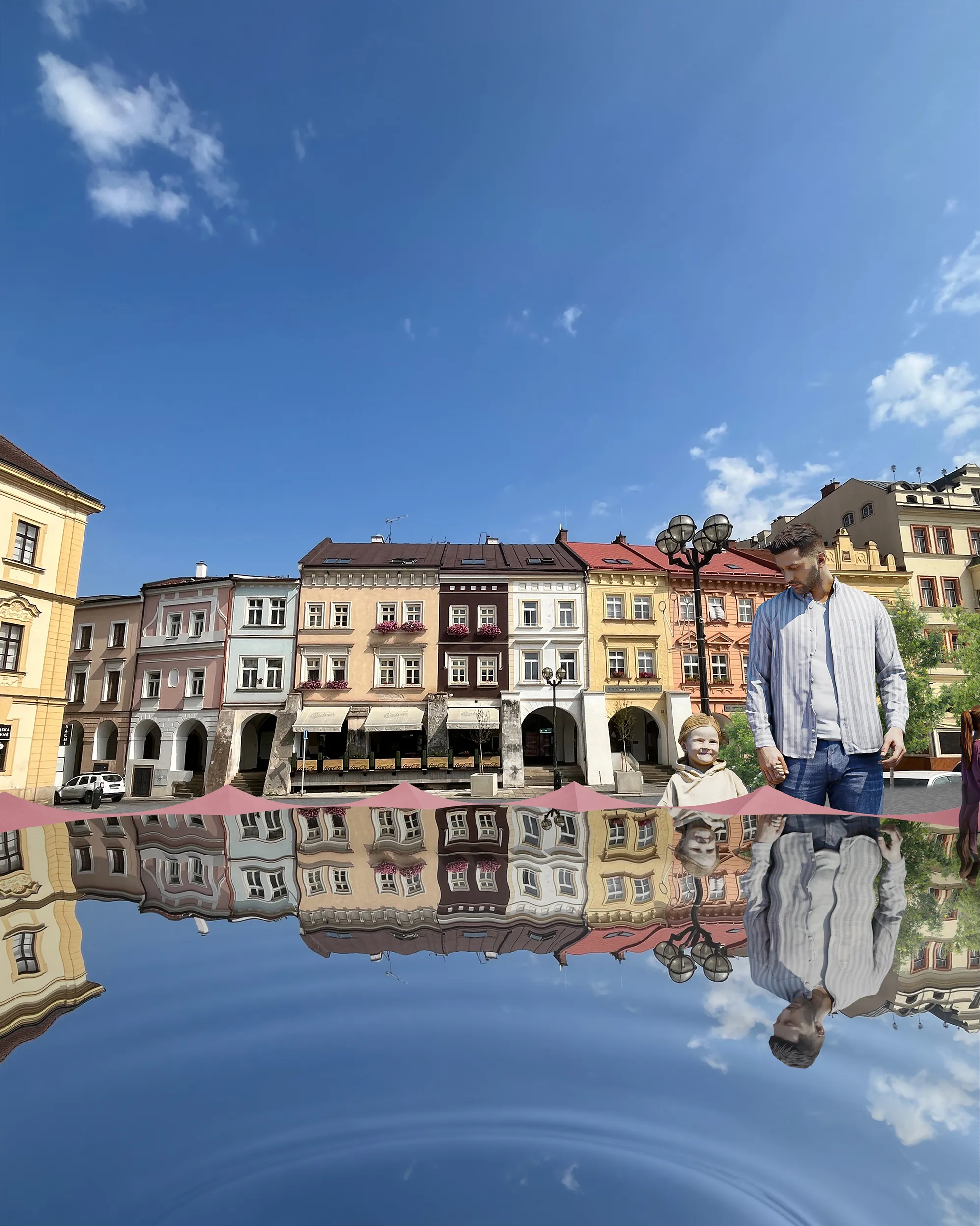 New fountain Hradec