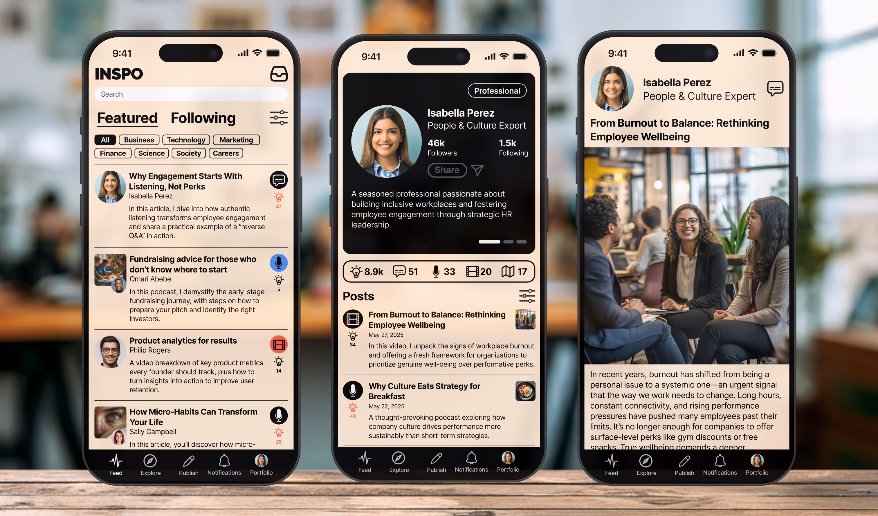 INSPO: The Alternative Social Network for Industry Insights and Expert Content