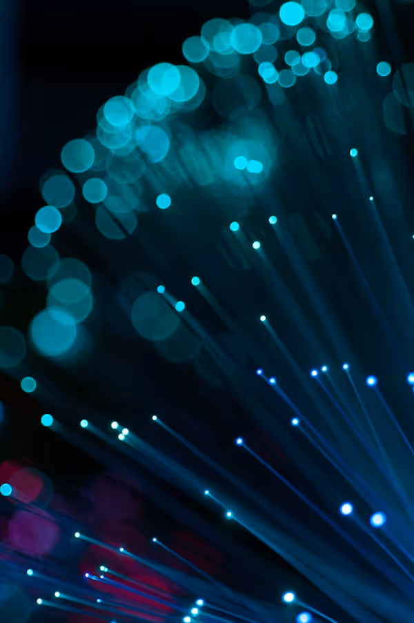 Optical fibers colored lamp