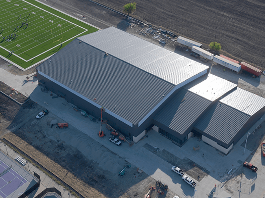 Custom steel frame building design by Phenix engineers