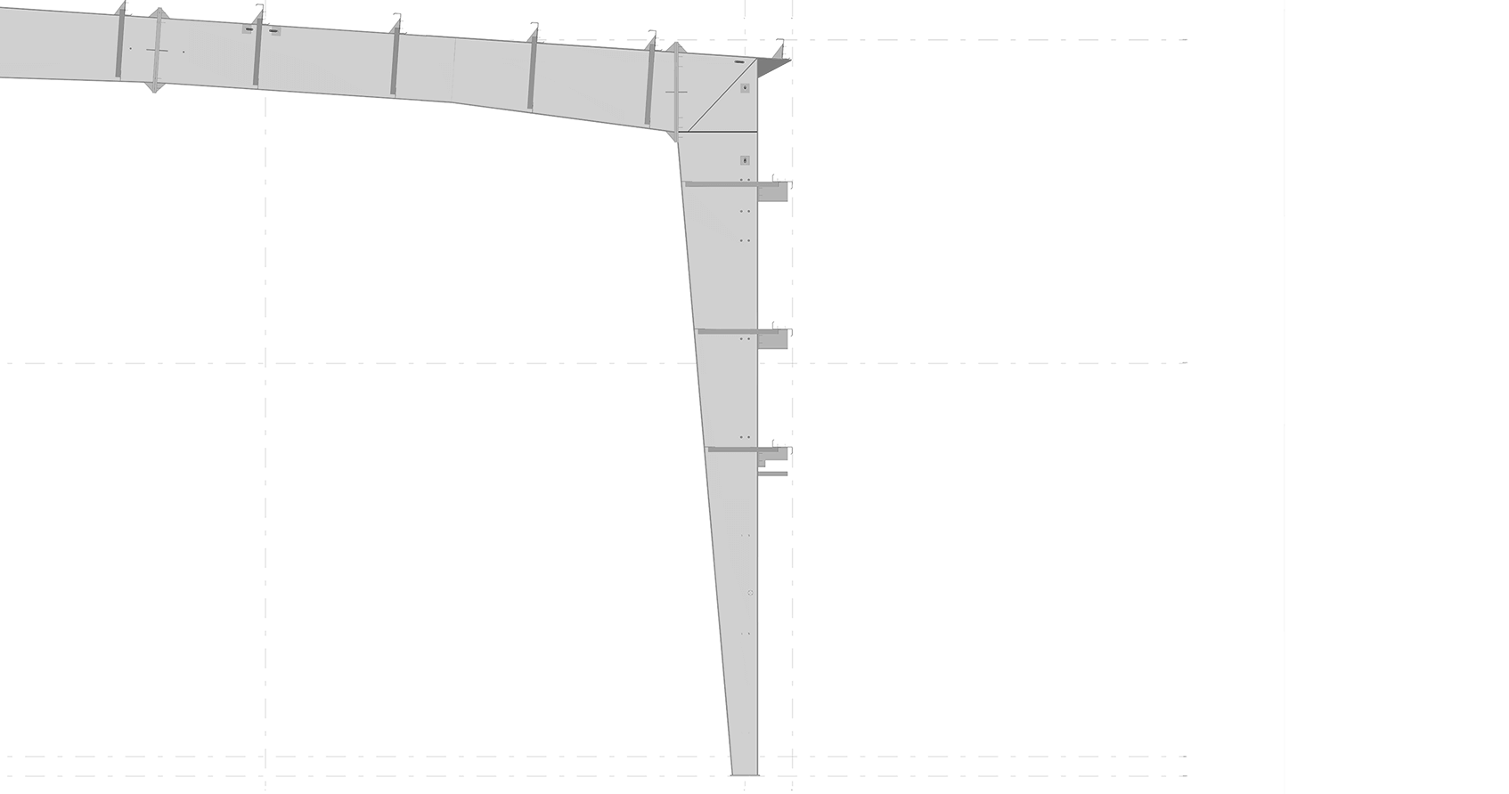 Tapered Columns in Custom Steel Building Solutions