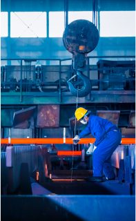 Steel Structure Engineering Expertise PEB factory interior with fabricated plate beams by Phenix Structural Steel
