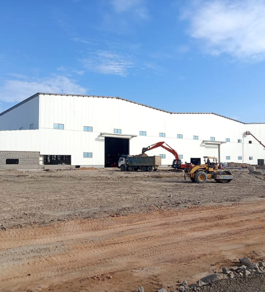 Structural steel solutions for PEB steel structures by Phenix in India.