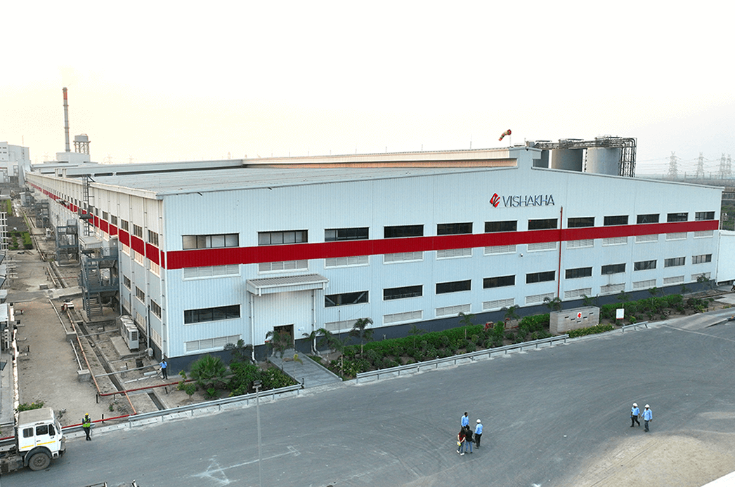 Custom steel frame building with plate fabricated beams by PEB company.