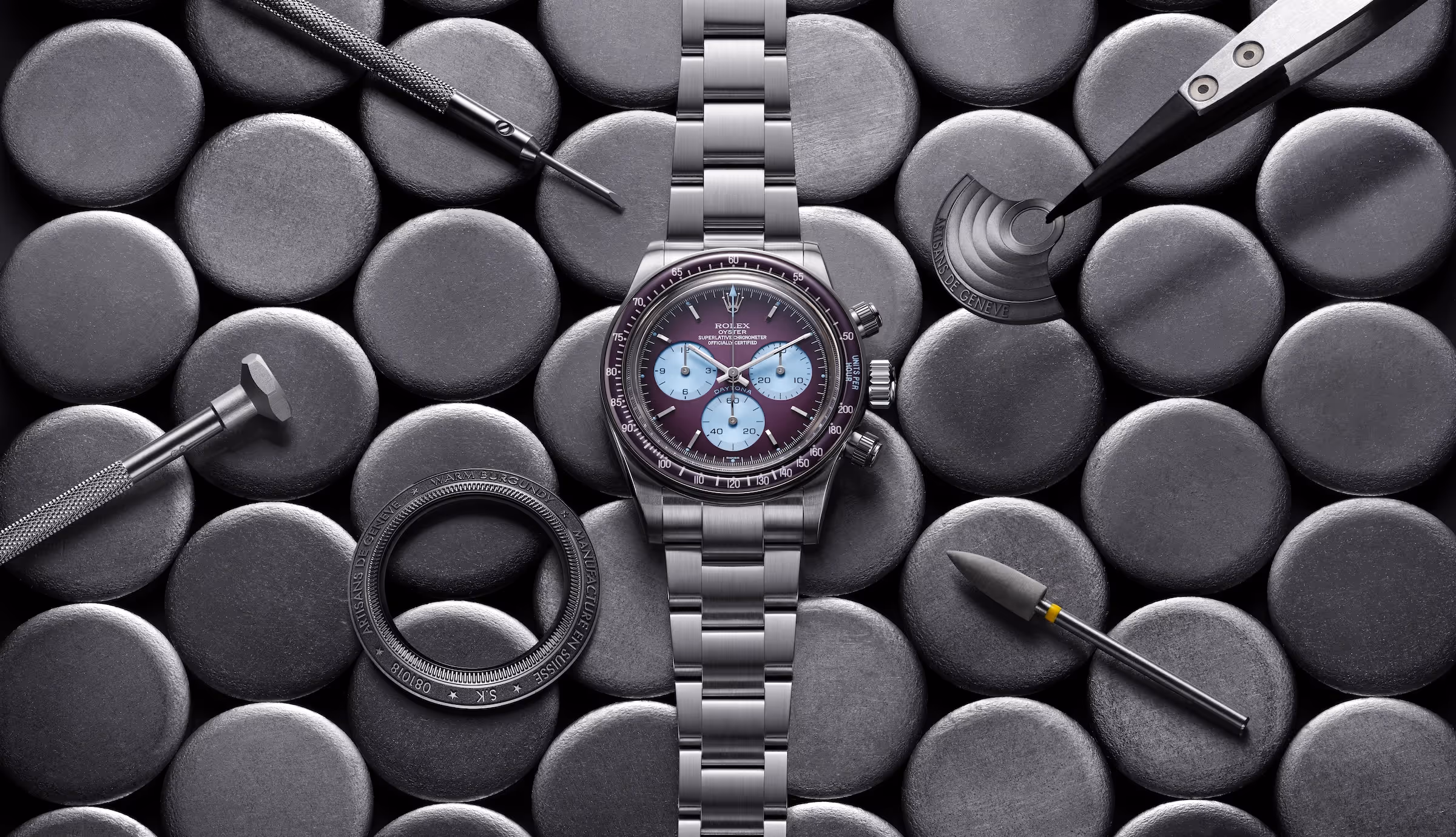 Vue d'ensemble Warm Burgundy