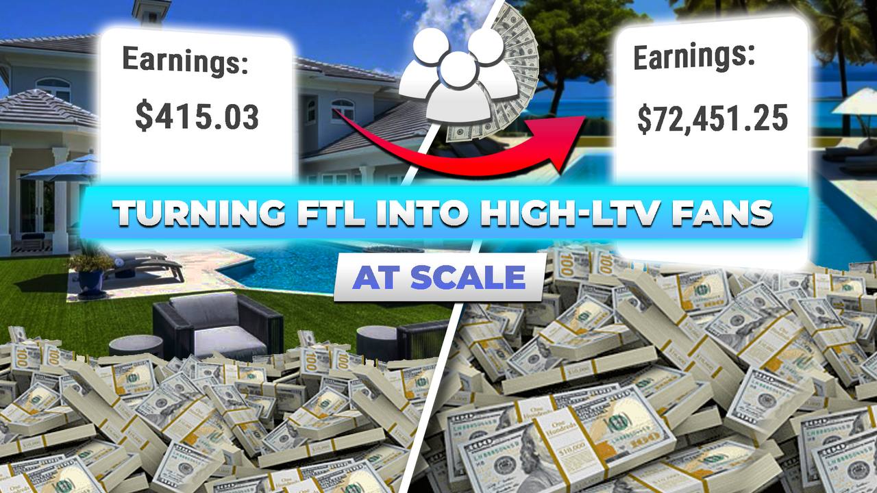 Masterclass: How to turn FTL into high-LTV fans at scale. For agency owners: logic → systems → scripts → SOPs.