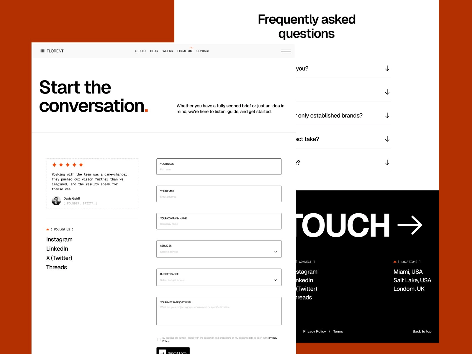 Omakase's Florent S. template mockup