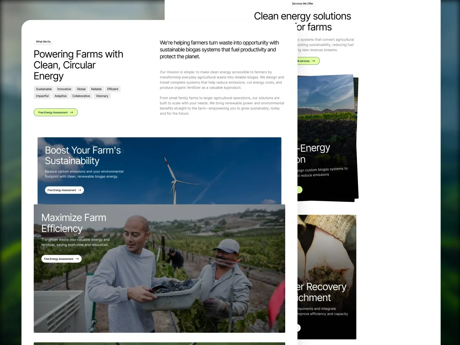 Biogax Webflow Template Thumbnail Image