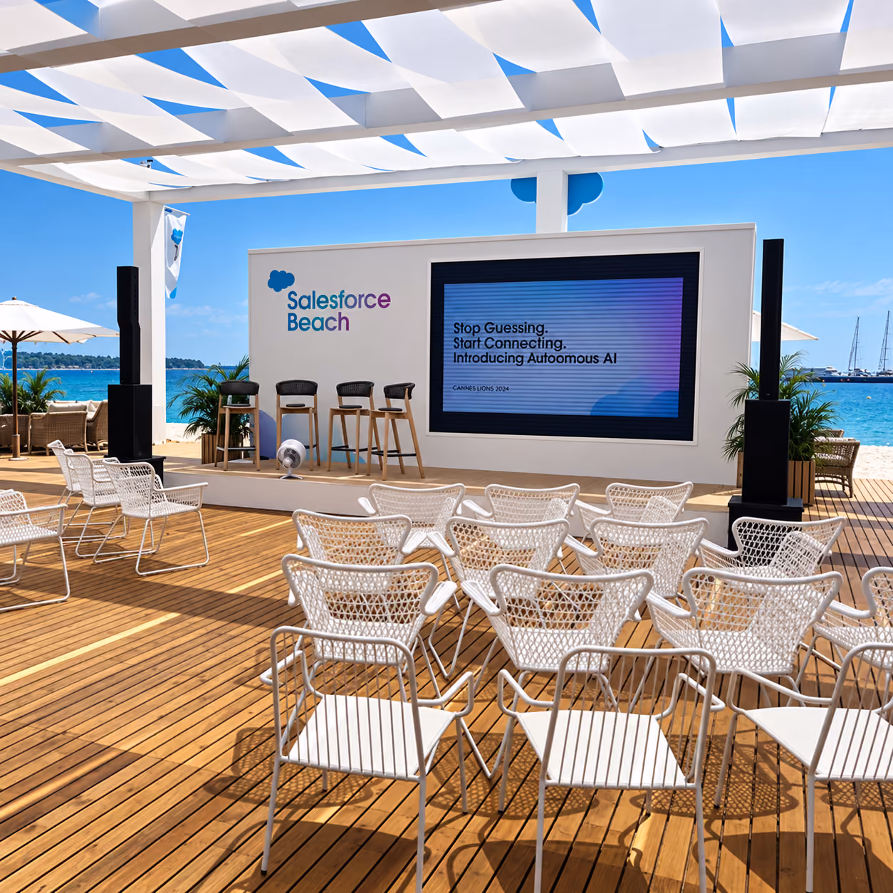 Plage de l'Annex - Salesforce aux Cannes Lions 2025