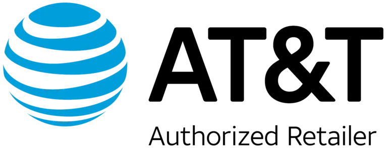 A blue and black logo for a company.