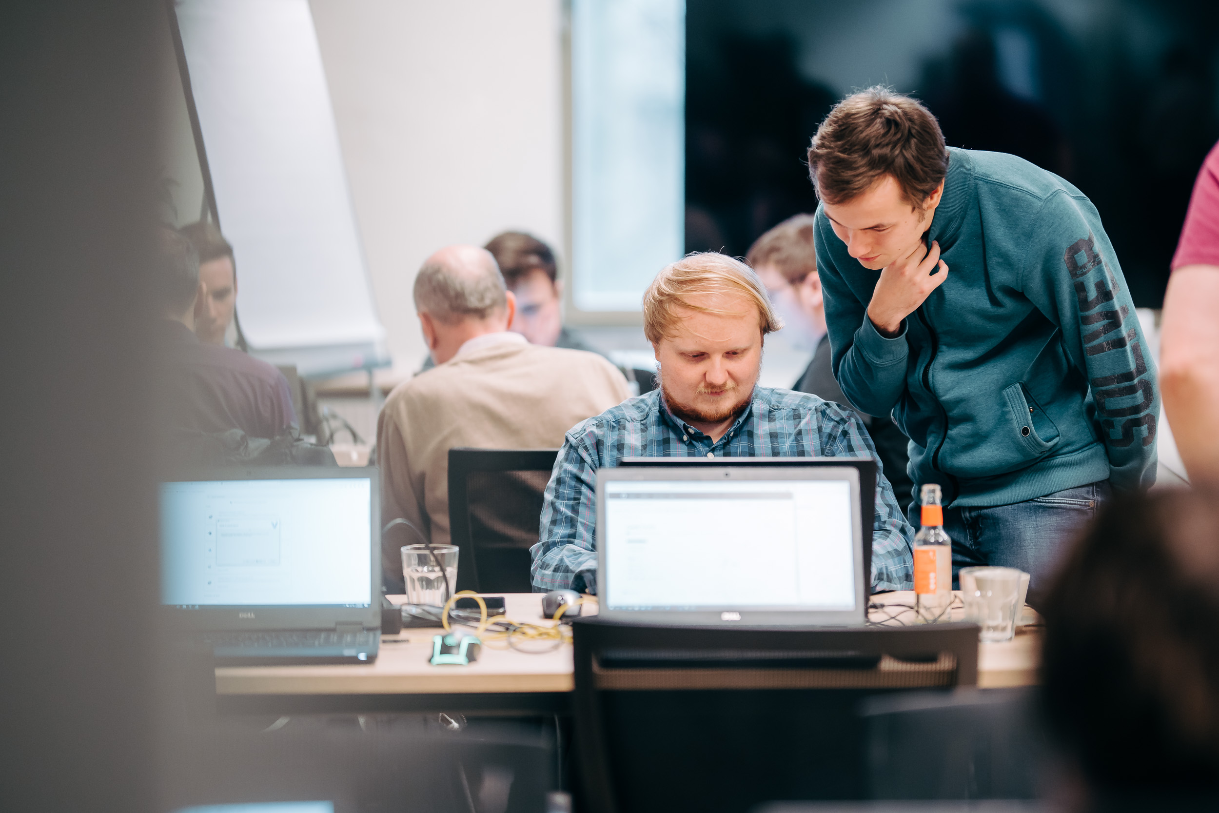 image of person working on ai project