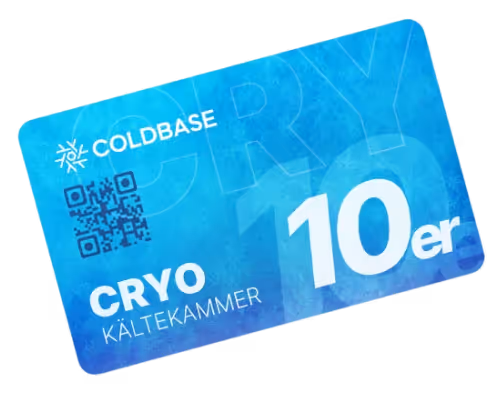 ColdBase 10er-Karte für Kältekammer-Anwendungen zum Bestpreis von 199 € statt 390 € – ideal für Vielnutzer.