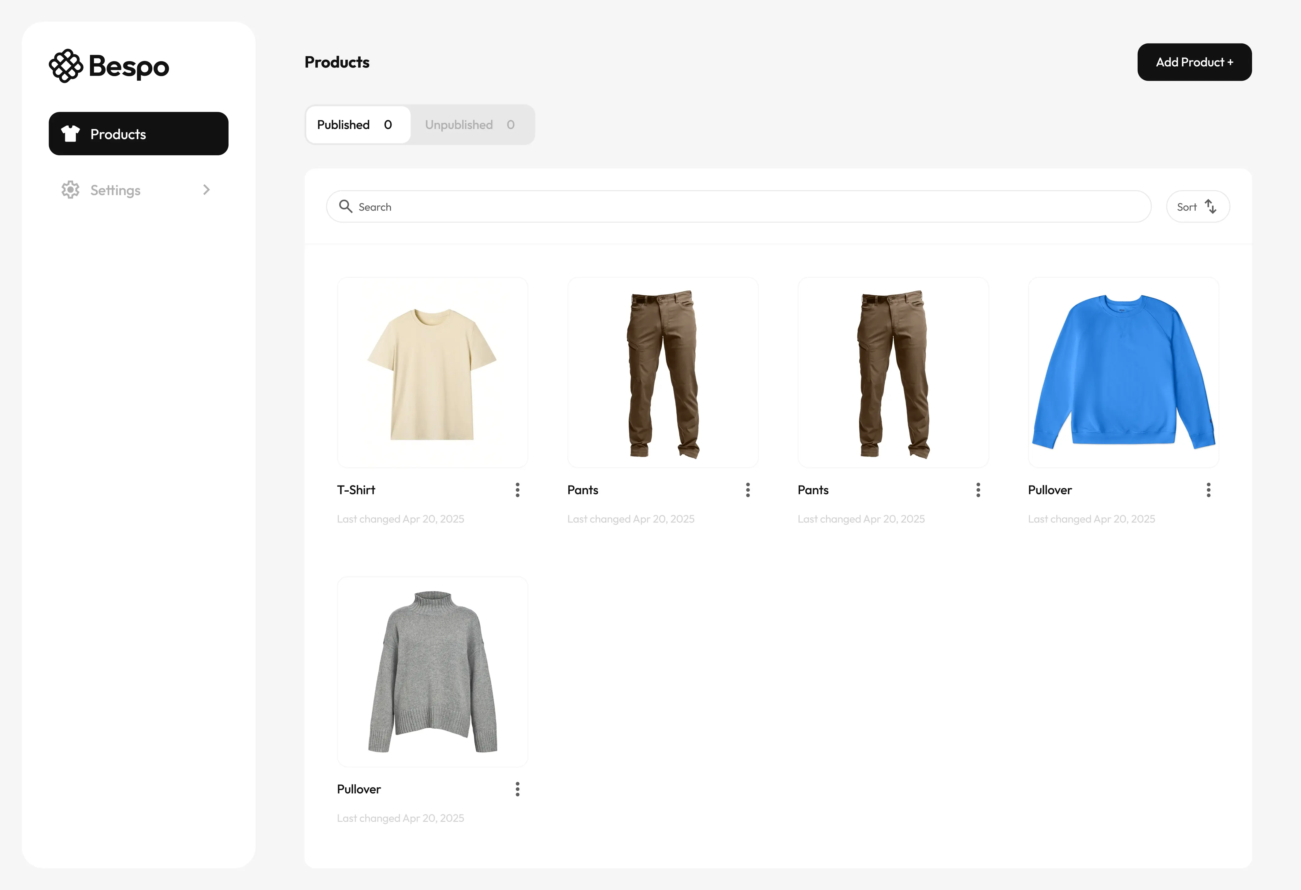Catalog options