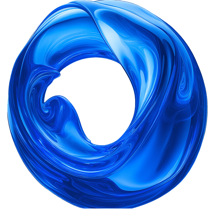 blue shape
