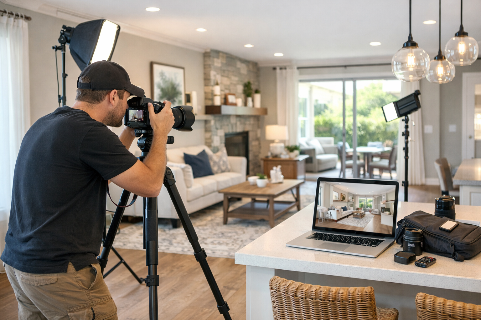 real estate photo shoot process