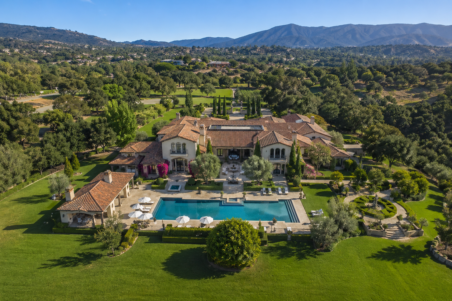 aerial real estate photography for large properties