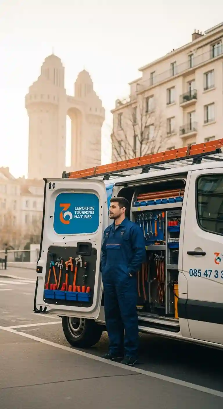 Plombier réparant fuite Villeurbanne urgence