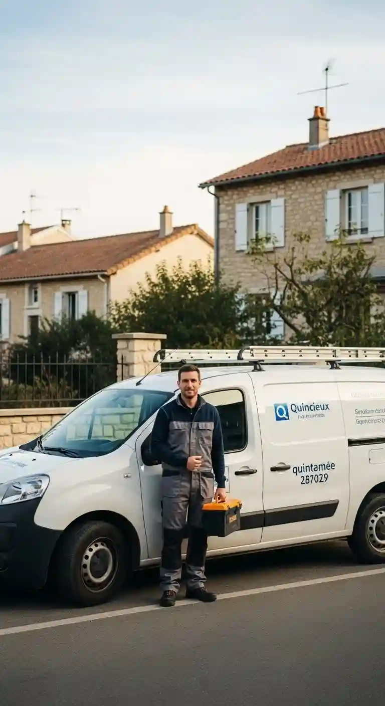 Intervention de plomberie multicouche + artisan Quincieux + bâtiment ancien