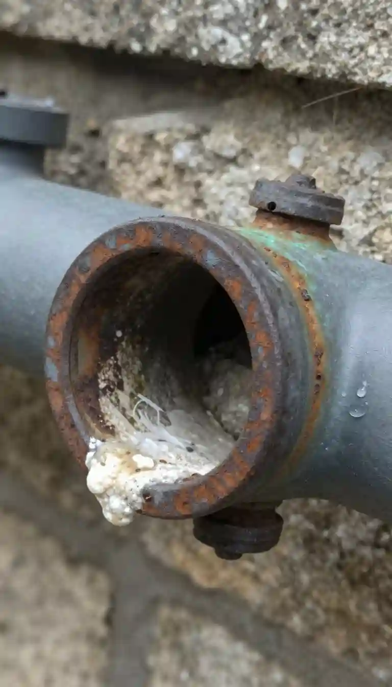 Dégât eaux voisin canalisation fonte corrodée calcaire Morancé Centre-bourg urgence