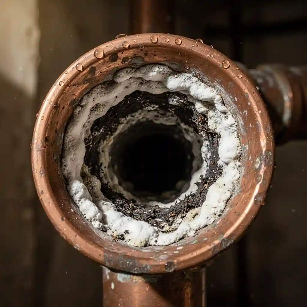 Débouchage urgence à Jullié 69840, canalisation cuivre entartrée Le Bourg