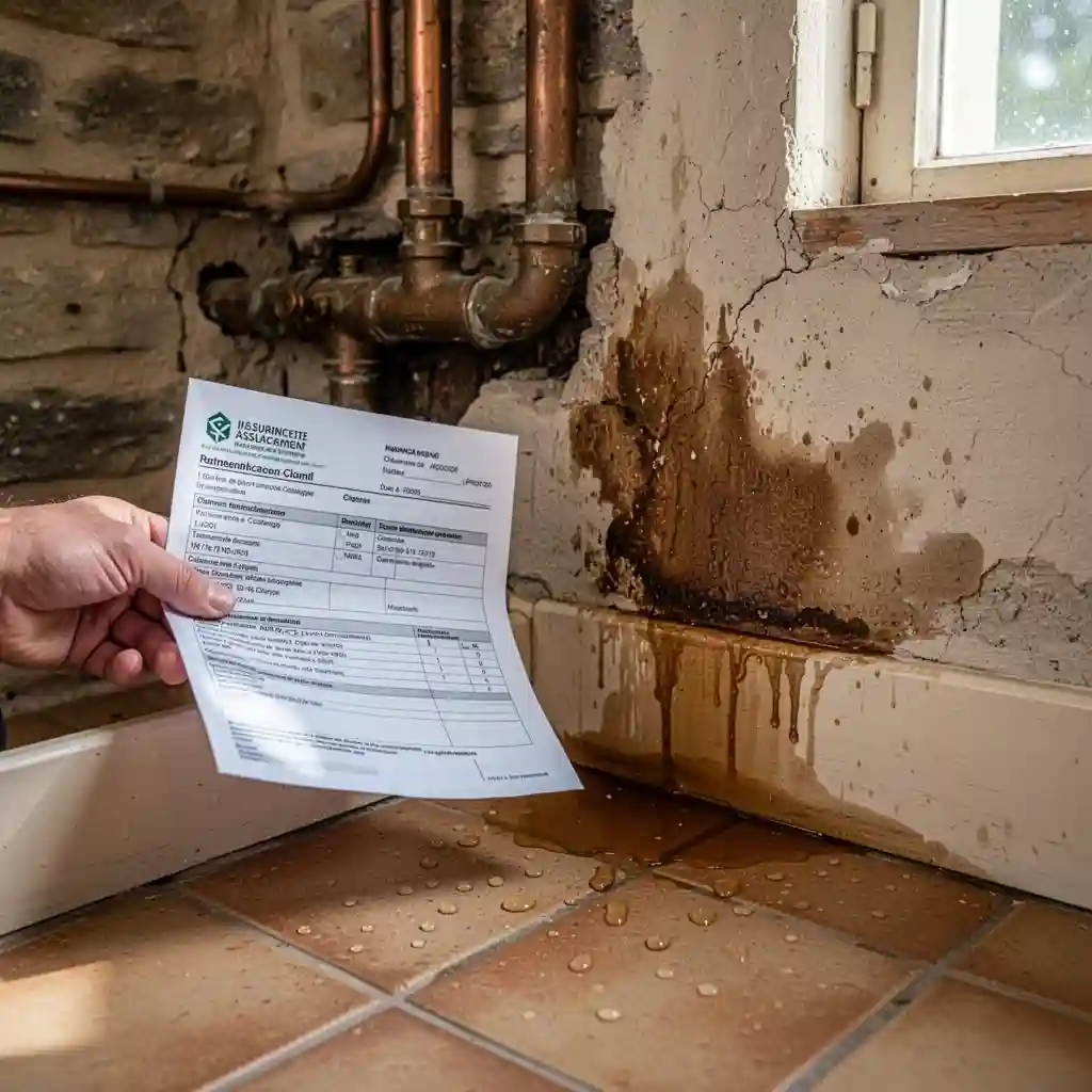 constat amiable dégât des eaux à Lamure-sur-Azergues quartier Sud