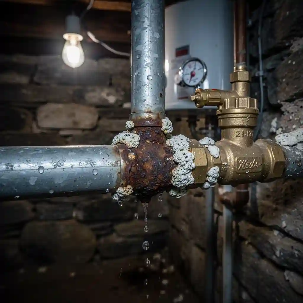 Plombier urgence Lantignié hameau Appagnié fuite canalisation acier galvanisé entartrée