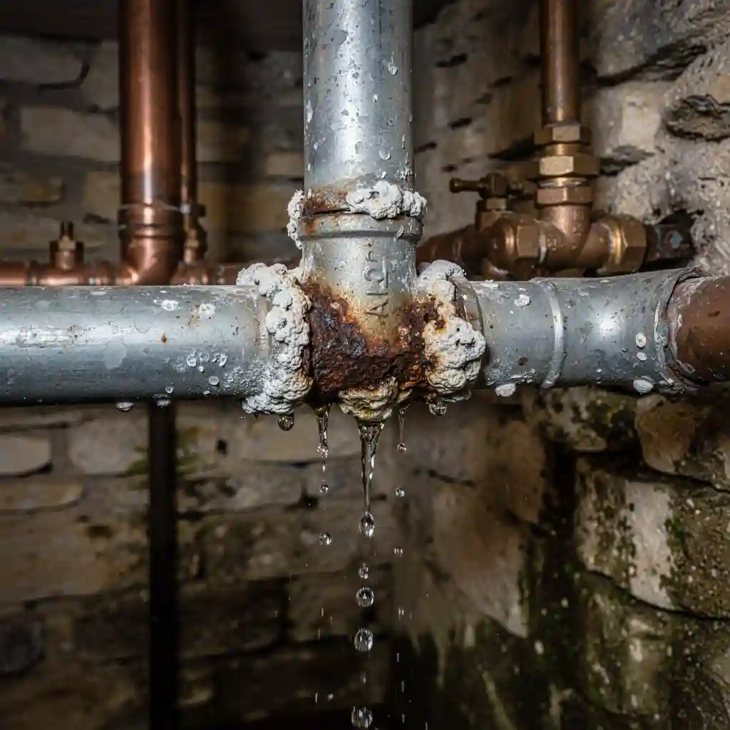 urgence fuite Odenas La Jardinière canalisation plomb cave voûtée